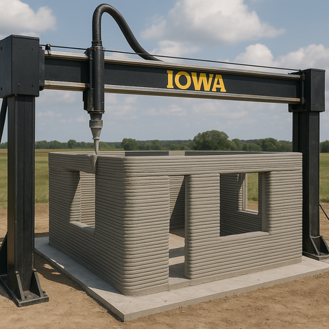 Exploring the Frontier of 3D Printing: A Leap Toward Affordable Housing in Iowa