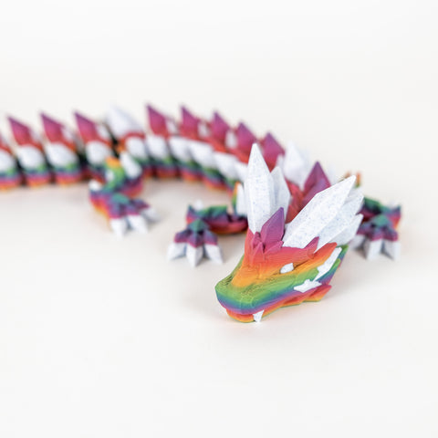 Dark Rainbow + Marble Crystal Dragon