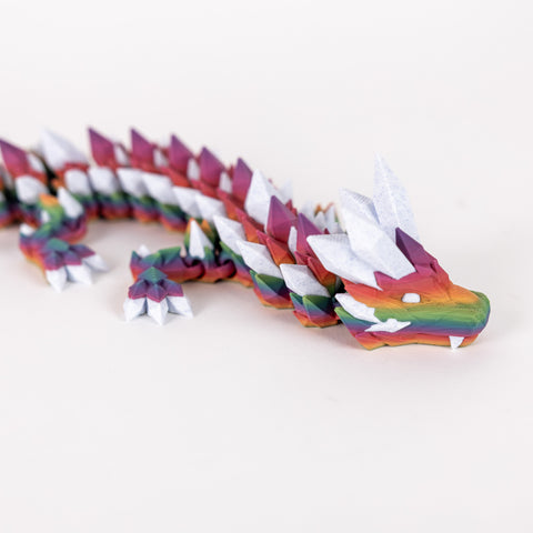 Dark Rainbow + Marble Crystal Dragon