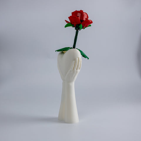 Heart-in-Hands Vase