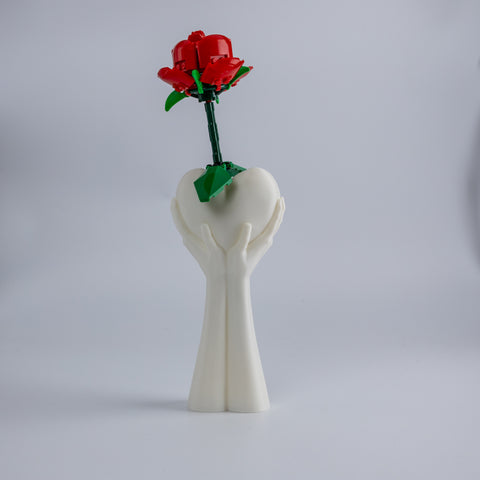 Heart-in-Hands Vase