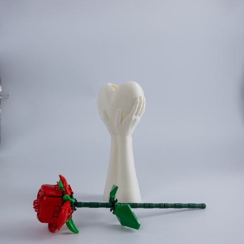 Heart-in-Hands Vase