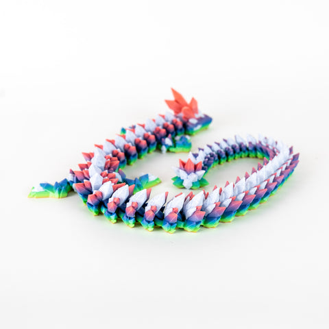 Rainbow + Marble Crystal Dragon