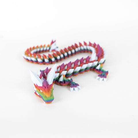 Dark Rainbow + Marble Crystal Dragon