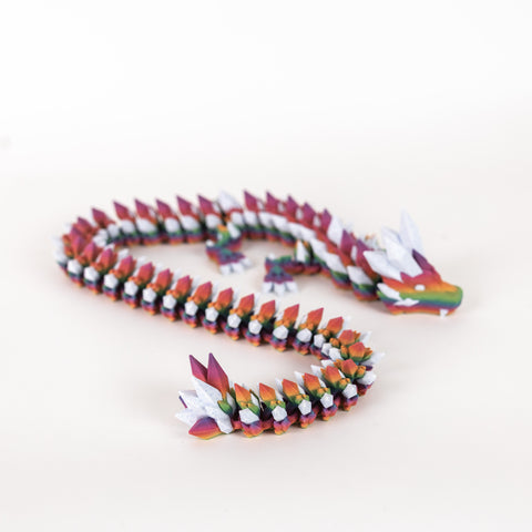 Dark Rainbow + Marble Crystal Dragon