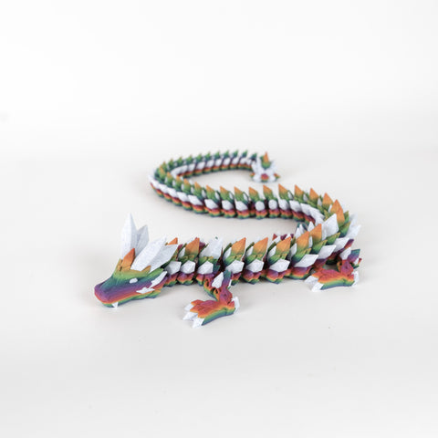 Dark Rainbow + Marble Crystal Dragon