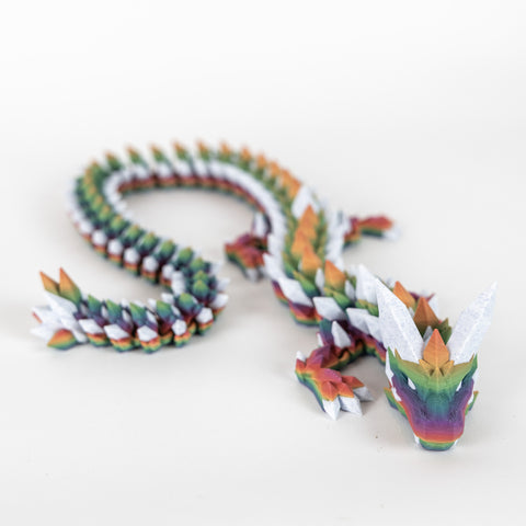 Dark Rainbow + Marble Crystal Dragon