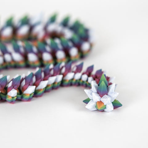 Dark Rainbow + Marble Crystal Dragon